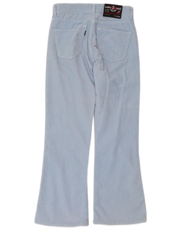 Vintage mujer bootcut pantalones de pana W26 L27 algodón azul