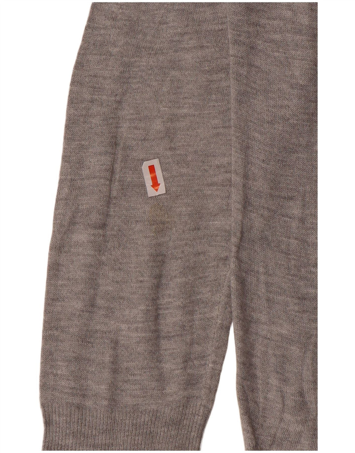 Zara - Jersey con cuello barco para mujer, talla 40, color gris medio