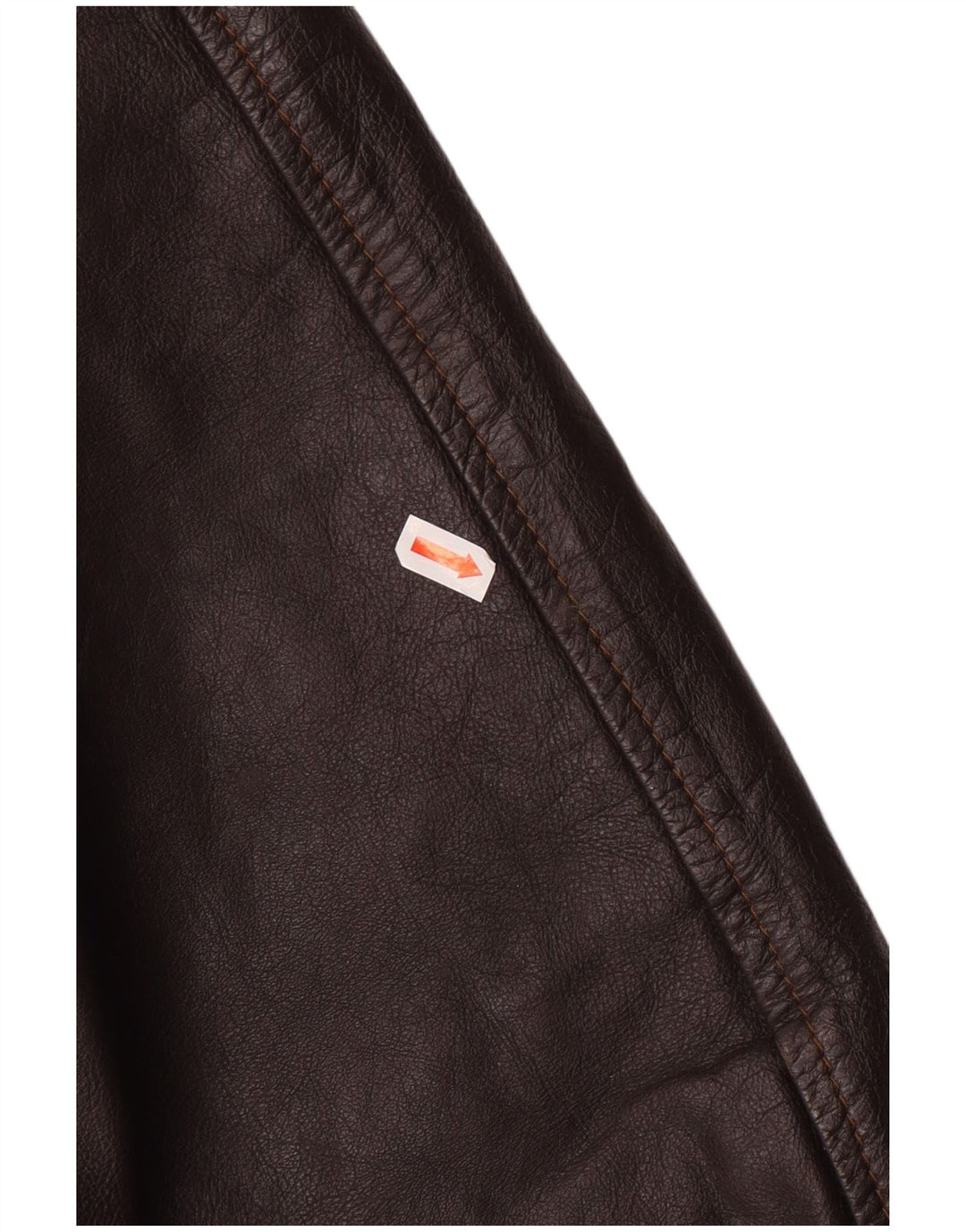 VINTAGE Chaqueta de cuero para hombre Reino Unido 42 XL Cuero marrón