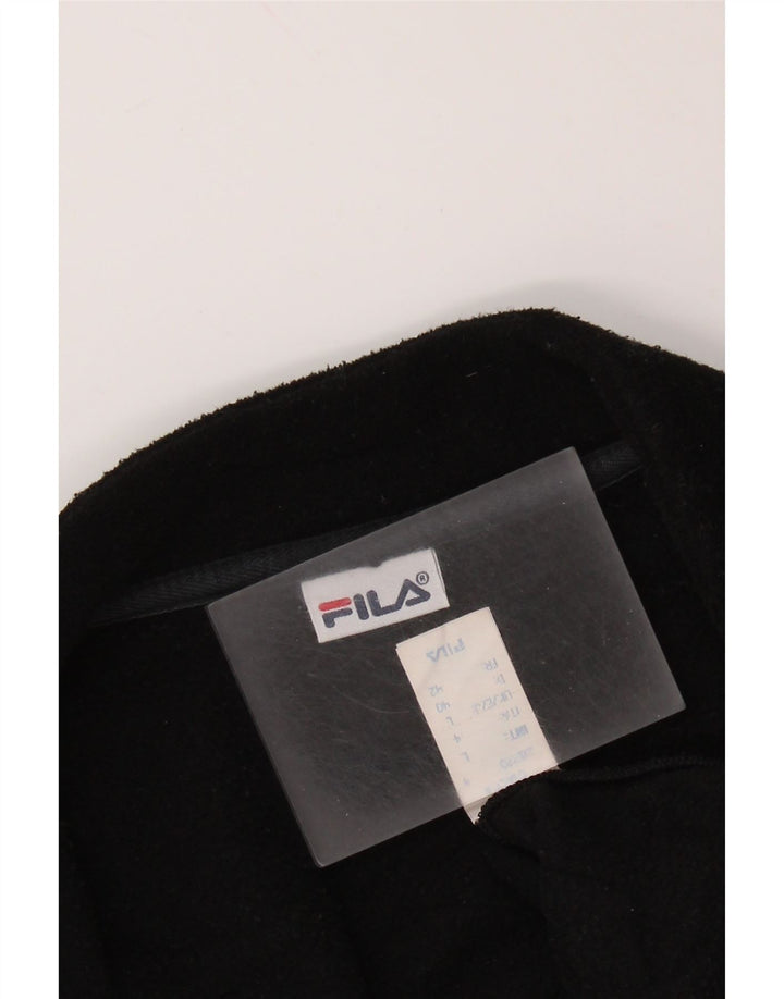 Fila Chaqueta polar para mujer UK 46 Grande Poliéster negro
