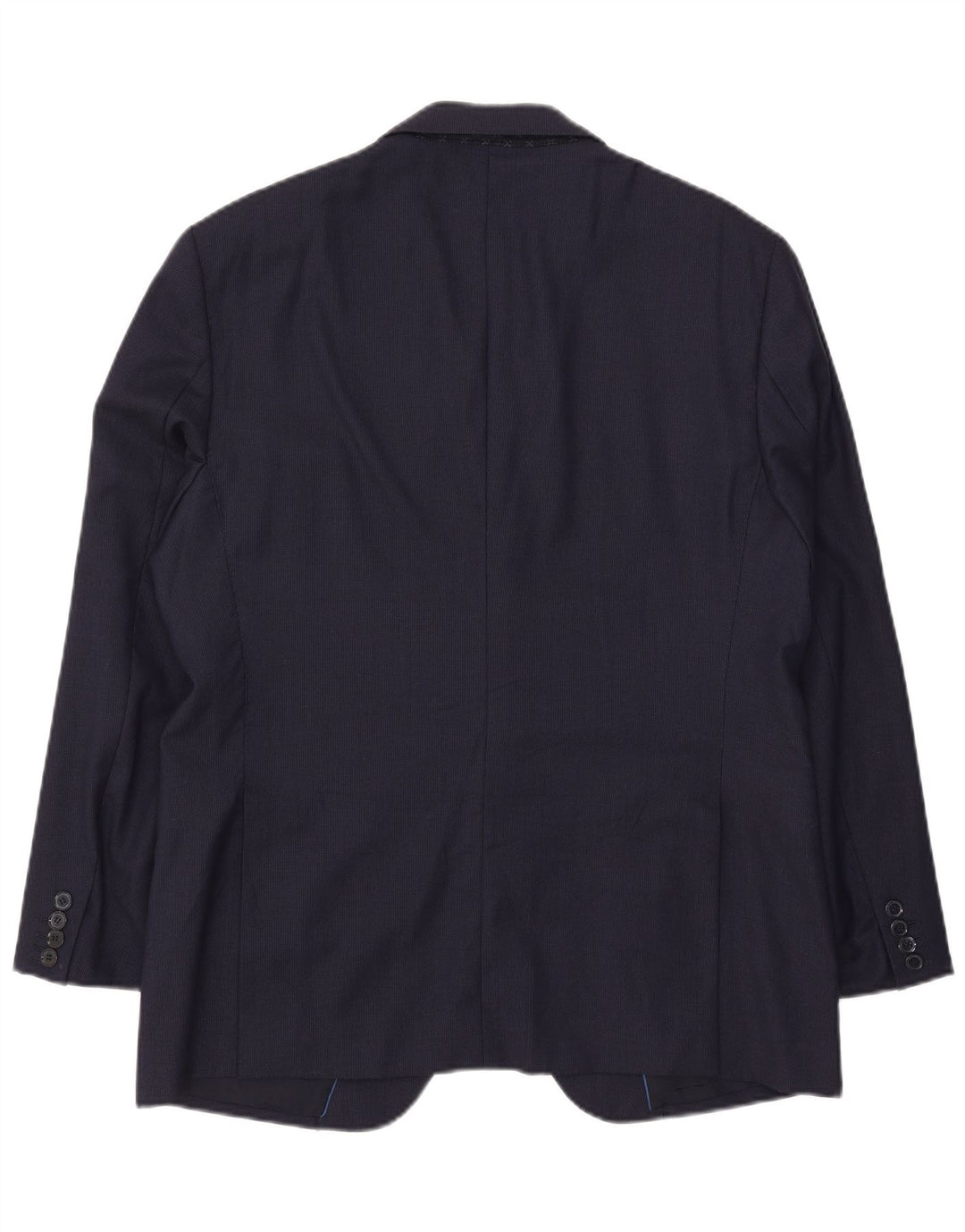 Massimo Dutti Chaqueta Blazer De 2 Botones Hombre EU 54 XL Lana Azul Marino