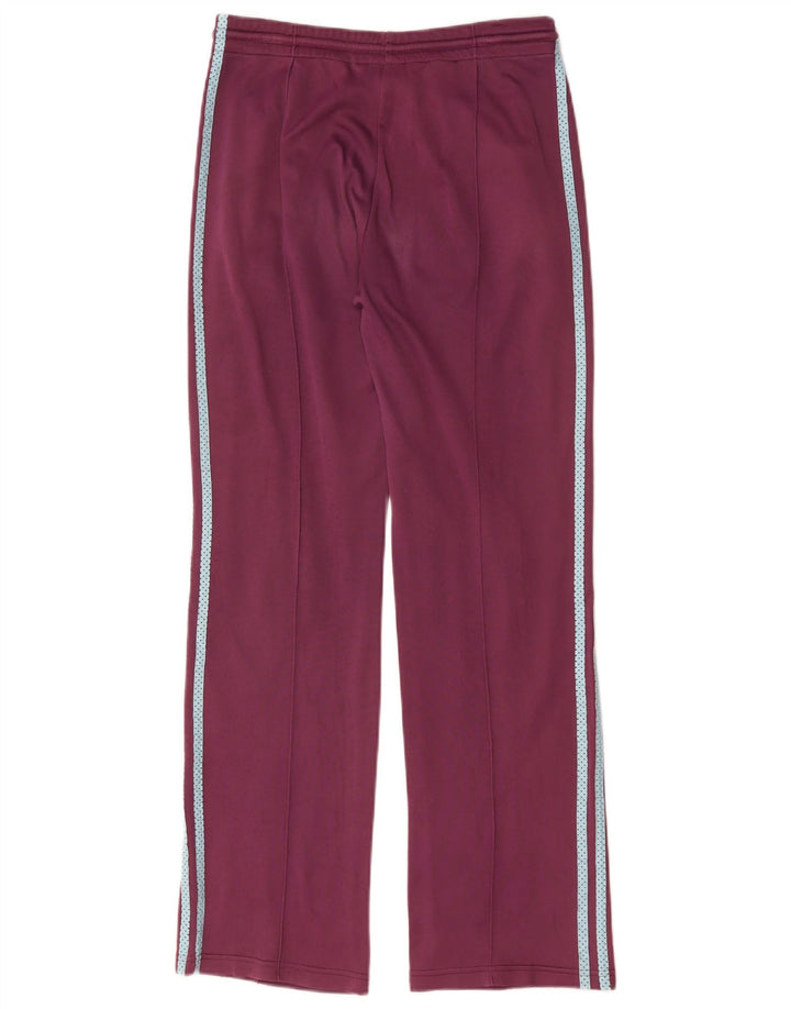 Adidas Pantalones de chándal para mujer UK 44 Medio Borgoña Poliéster