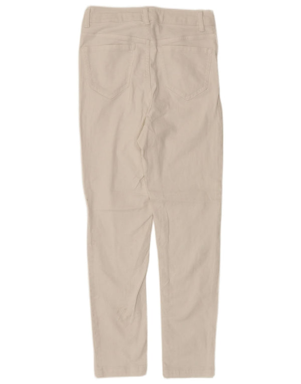 Marks & Spencer Jeans ajustados para mujer UK 8 Small W26 L25 Algodón blanco