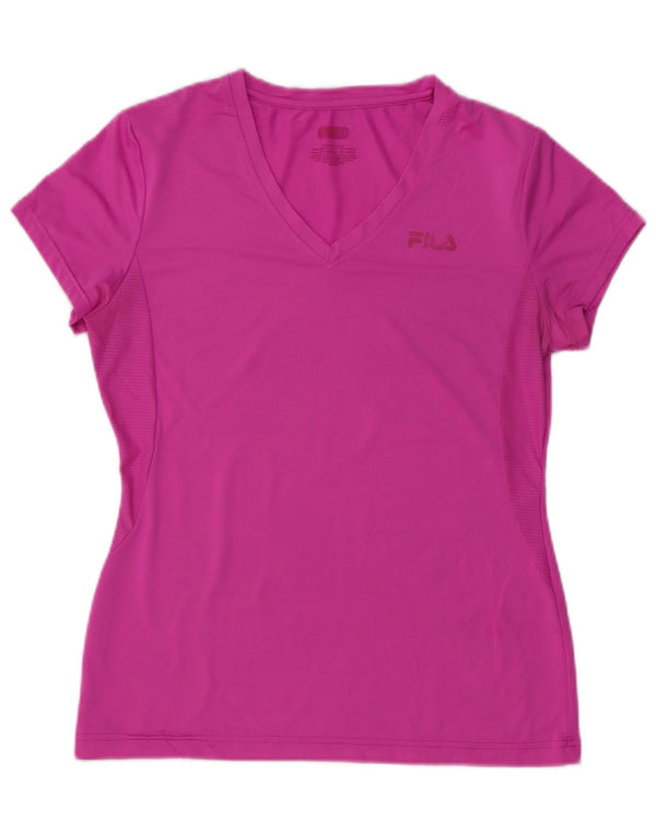 Fila Camiseta Mujer Top UK 12 Medio Rosa Poliéster