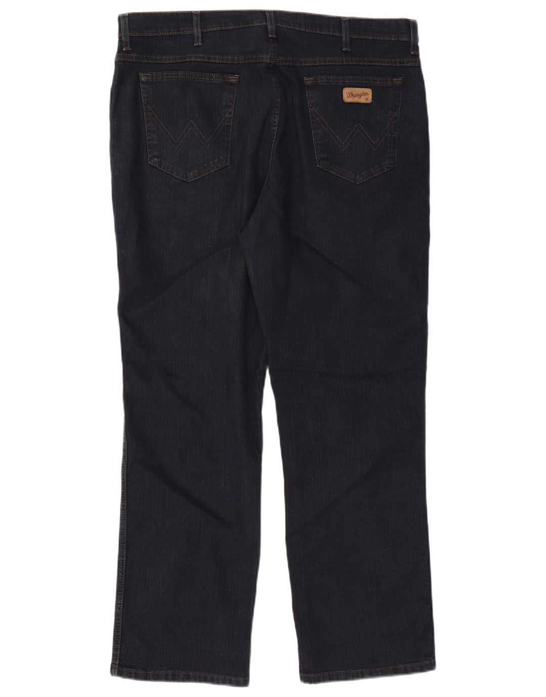 WRANGLER Vaqueros rectos elásticos Texas para hombre W40 L30 Algodón azul marino