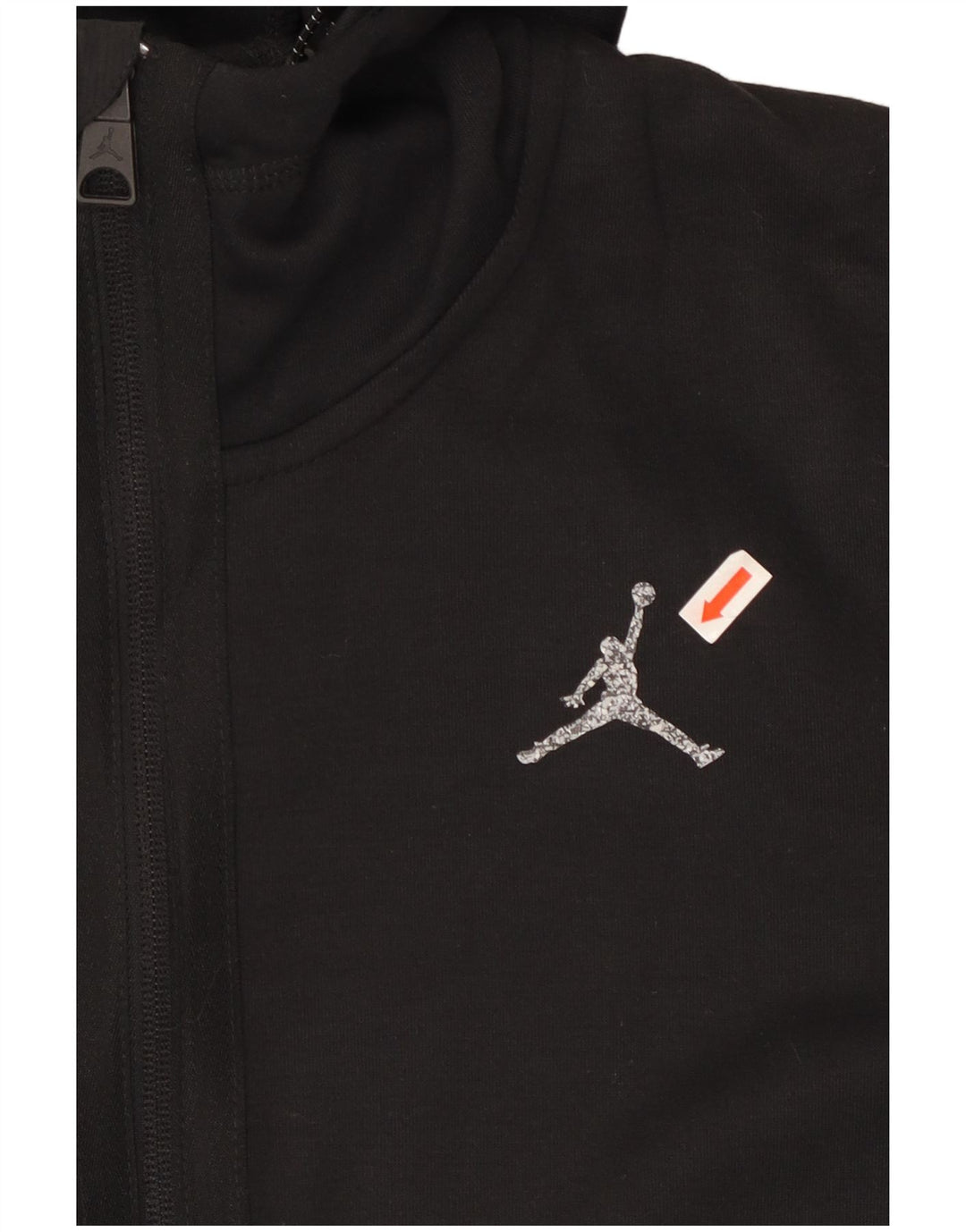 JORDAN Suéter con capucha y cremallera Dri Fit para hombre XS Poliéster negro