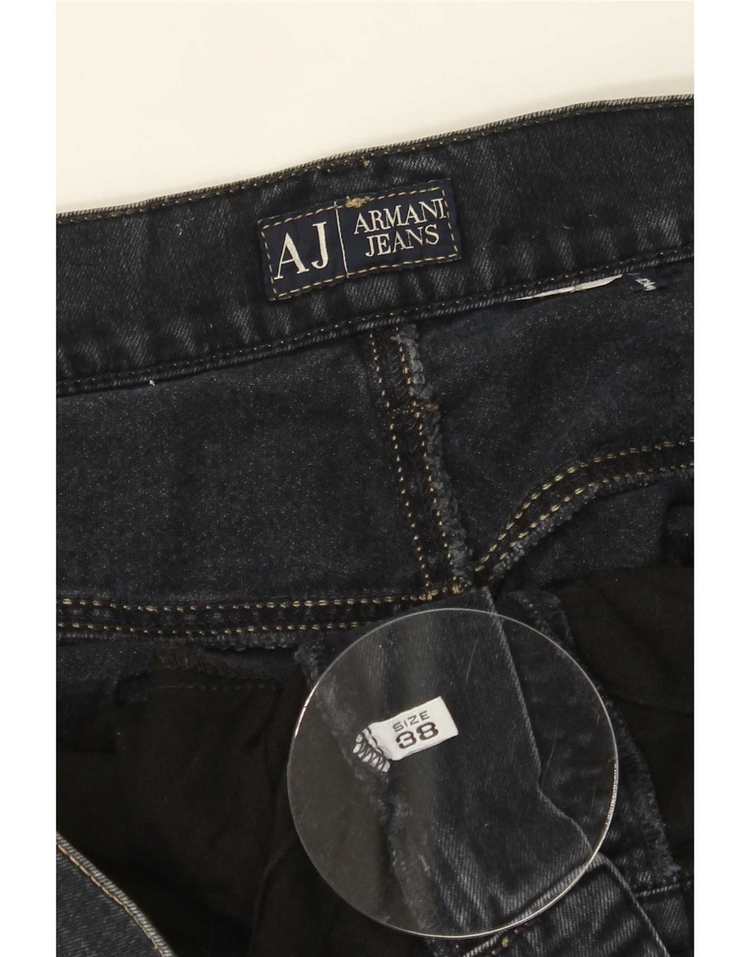 Vaqueros Armani Hombre Rectos W38 L27 Azul Marino