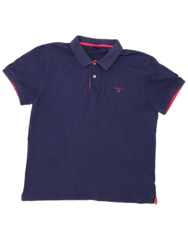 GANT Polo Hombre XL Azul Marino Algodón