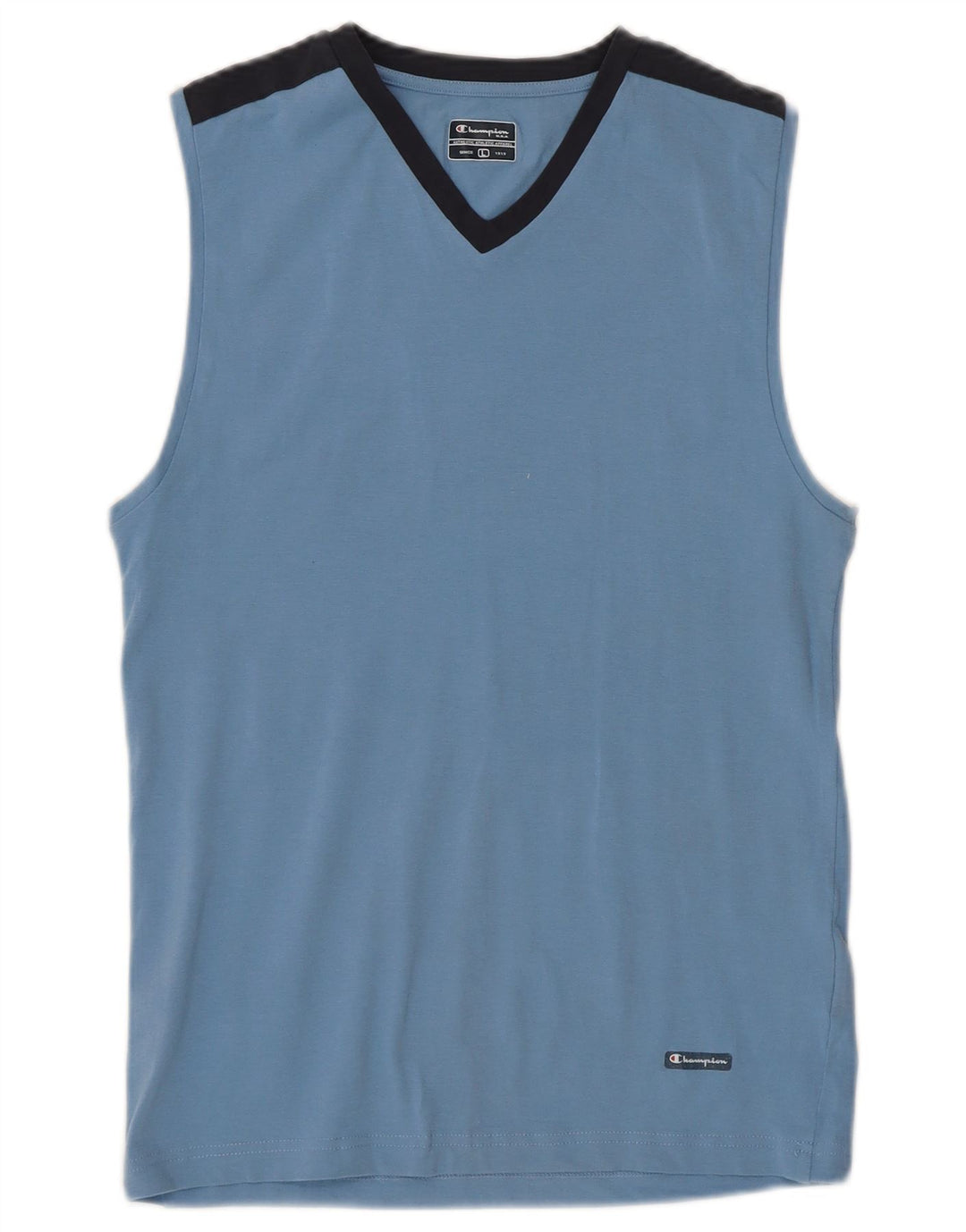 CHAMPION Camiseta sin mangas para mujer UK 14 Large Blue