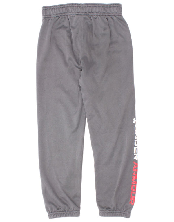 Under Armour Pantalones de chándal con estampado gráfico para niños 5-6 años Gris