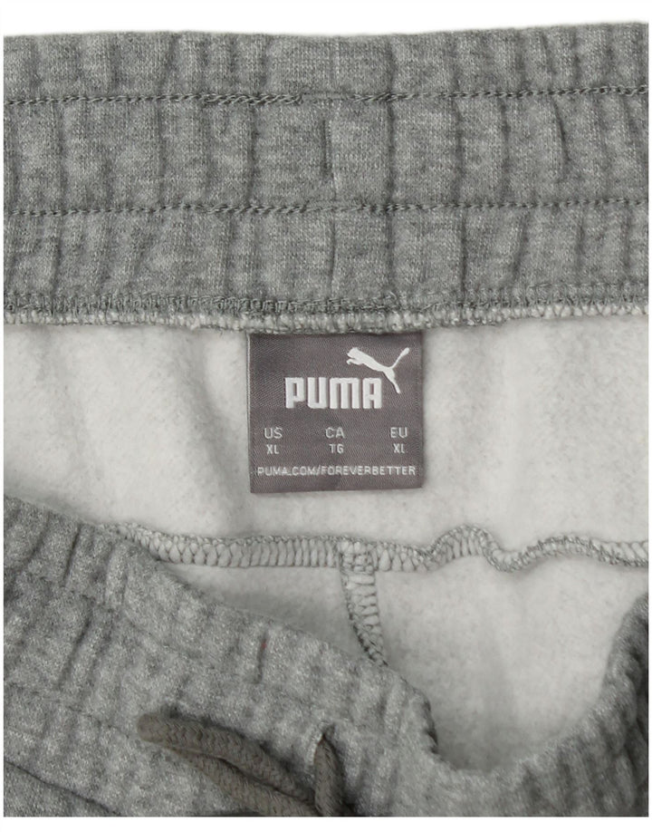 Puma Pantalones De Chándal Hombre Joggers XL Gris Algodón