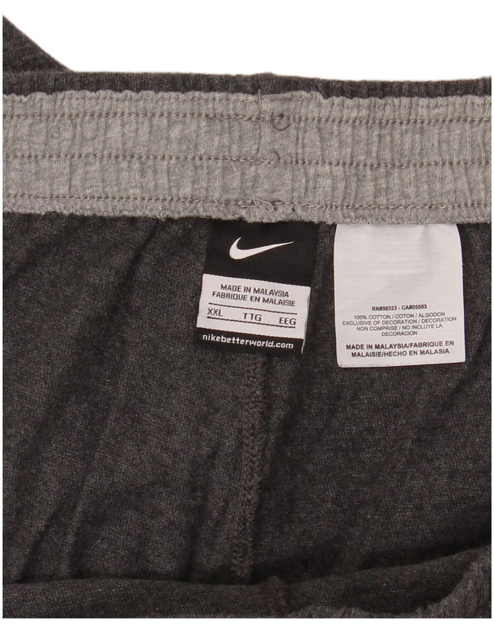 Pantalón de chándal NIKE Hombre 2XL Gris Algodón