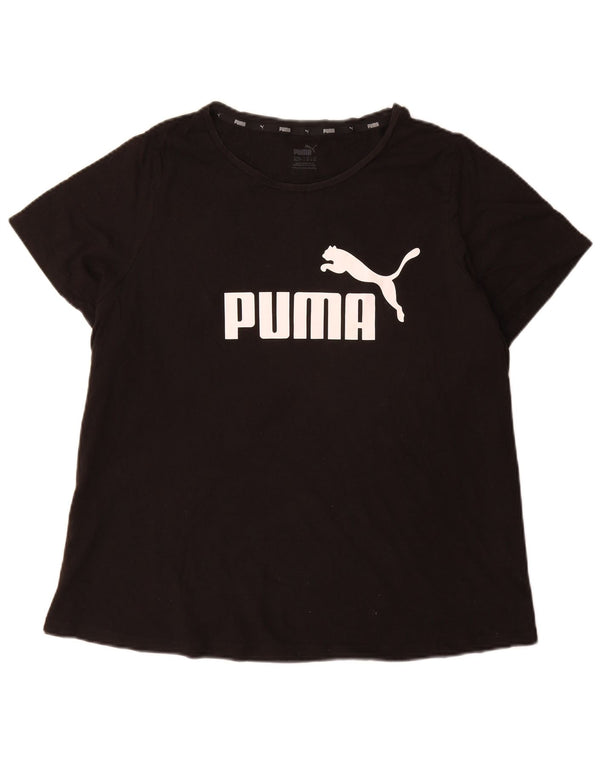 Puma Camiseta gráfica para mujer Top UK 20 2XL Negro