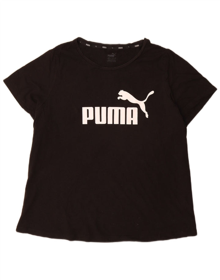 Puma Camiseta gráfica para mujer Top UK 20 2XL Negro