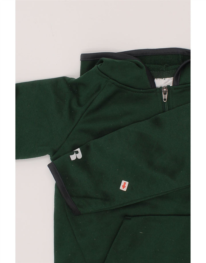 Russell Athletic - Sudadera con capucha para niño (2-3 años), color verde Poliéster
