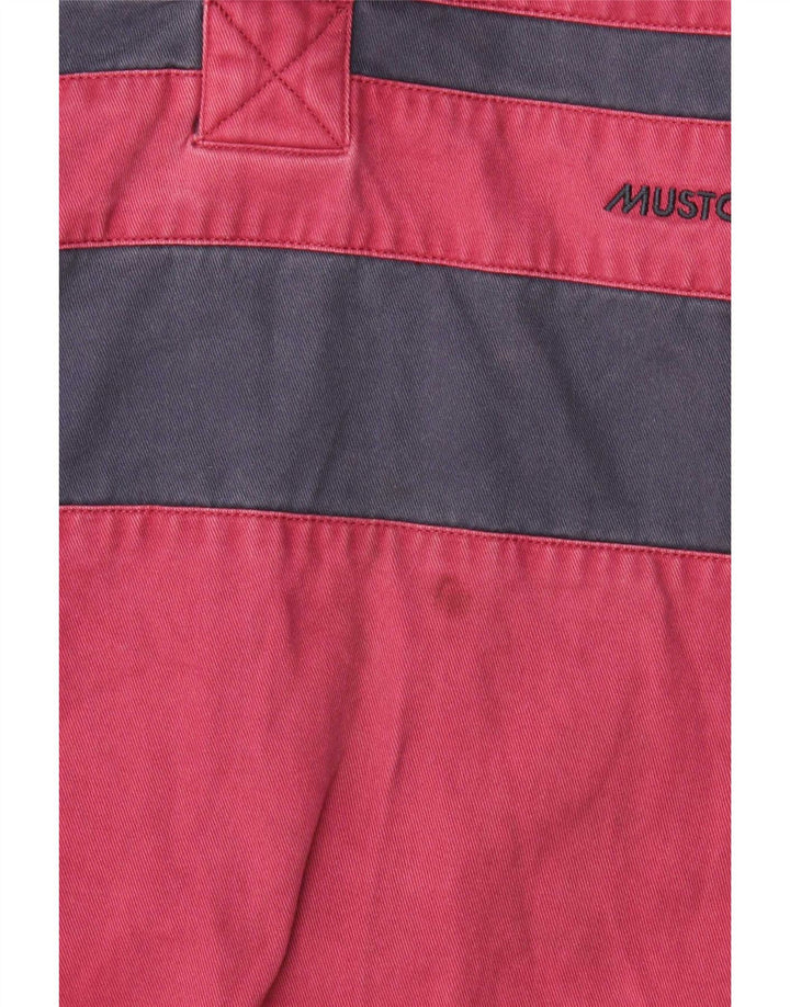 Musto Camisa tipo jersey para hombre de algodón a rayas rojas grandes
