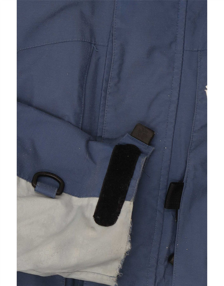 Jack Wolfskin Chaqueta de esquí para hombre UK 40/42 Large Azul Colorblock Poliamida