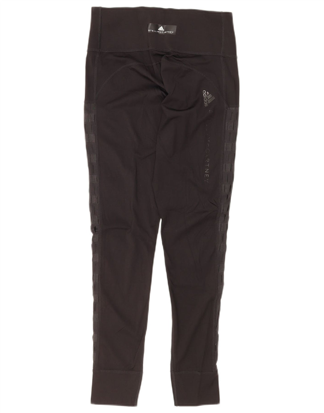 ADIDAS Leggings gráficos Stella McCartney para mujer Reino Unido 8 Pequeño negro a rayas