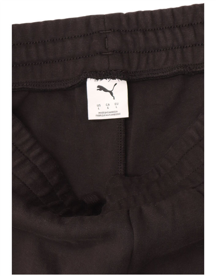Puma Pantalones De Chándal Gráficos Para Hombre Negro Grande
