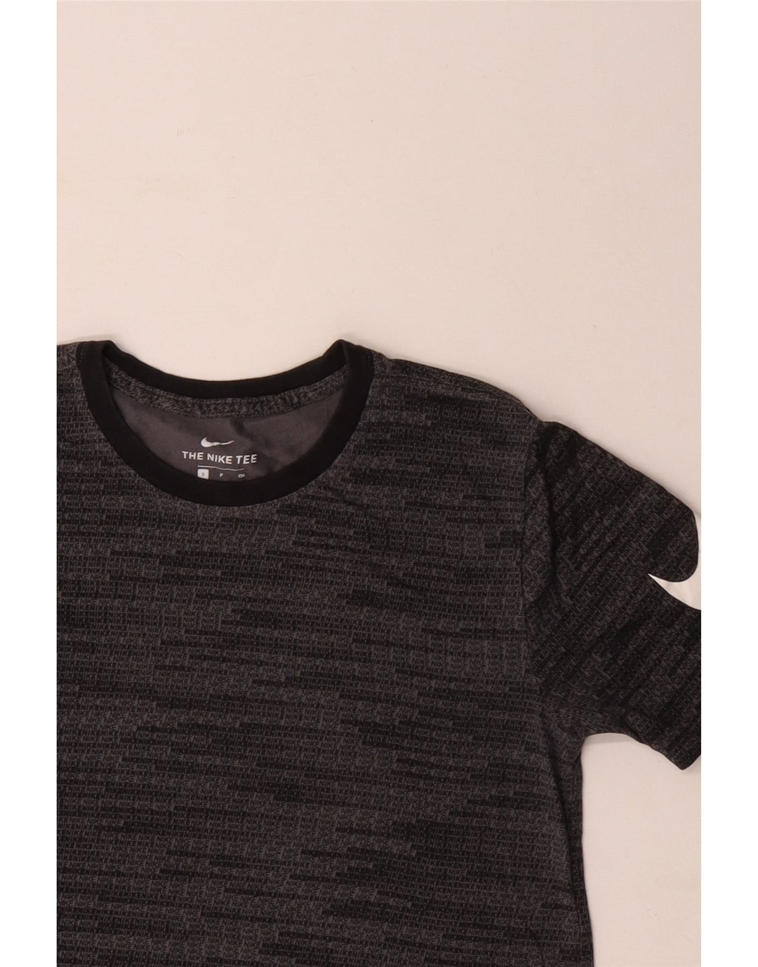 NIKE Camiseta gráfica para hombre Top Small Grey Cotton