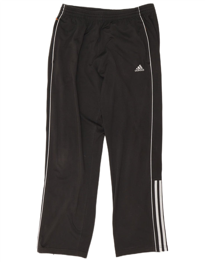 Adidas Pantalones de chándal para hombre UK 40/42 Medium Negro Poliéster