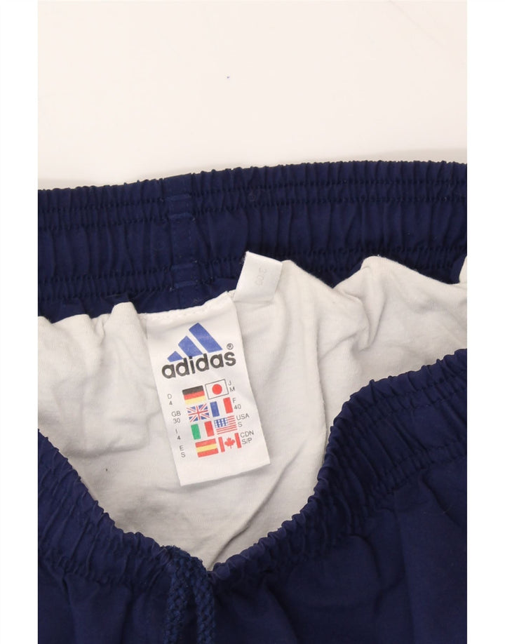 ADIDAS Mens Sport Shorts Medium  Navy Blue Polyester Vintage Adidas and Second-Hand Adidas from Messina Hembry 