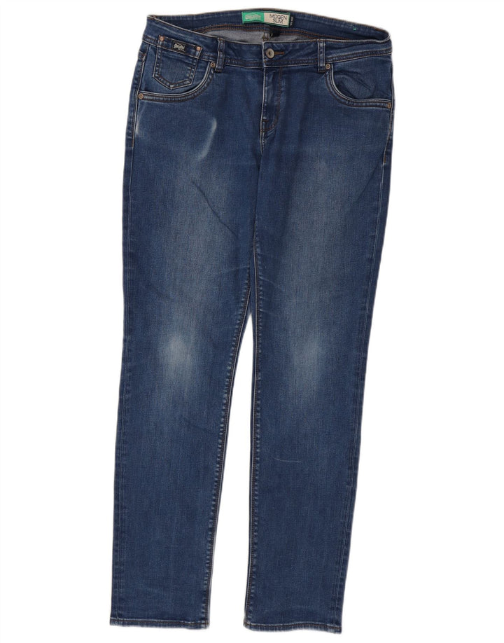 Superdry Mujer Imogen Slim Jeans W32 L32 Algodón Azul