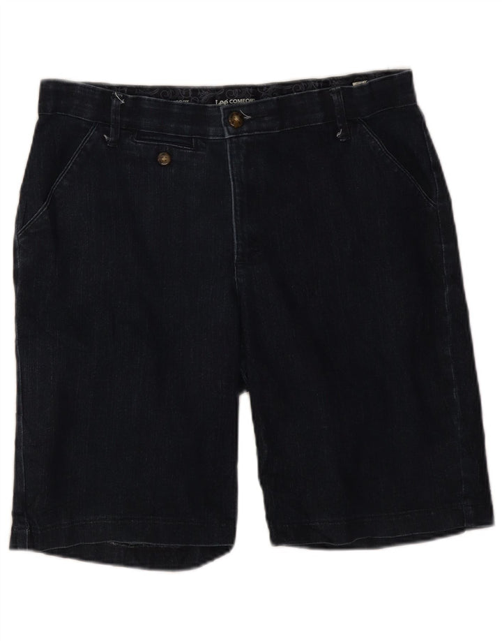 Lee - Pantalones cortos de mezclilla para mujer US 10 grande W32 azul marino algodón