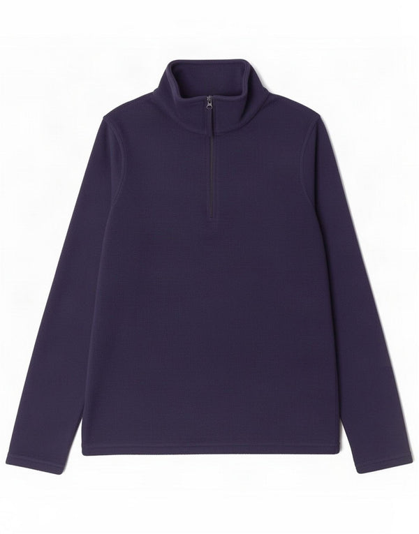 Jersey polar con cremallera y cuello para mujer de Mountain Warehouse UK 44 Azul marino mediano