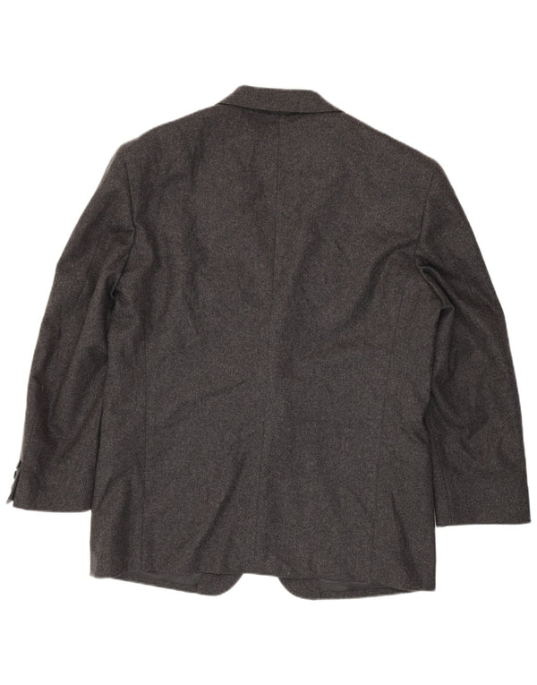 Valentino Chaqueta tipo blazer con 2 botones y 2 botones para hombre IT 54 2XL Lana virgen gris