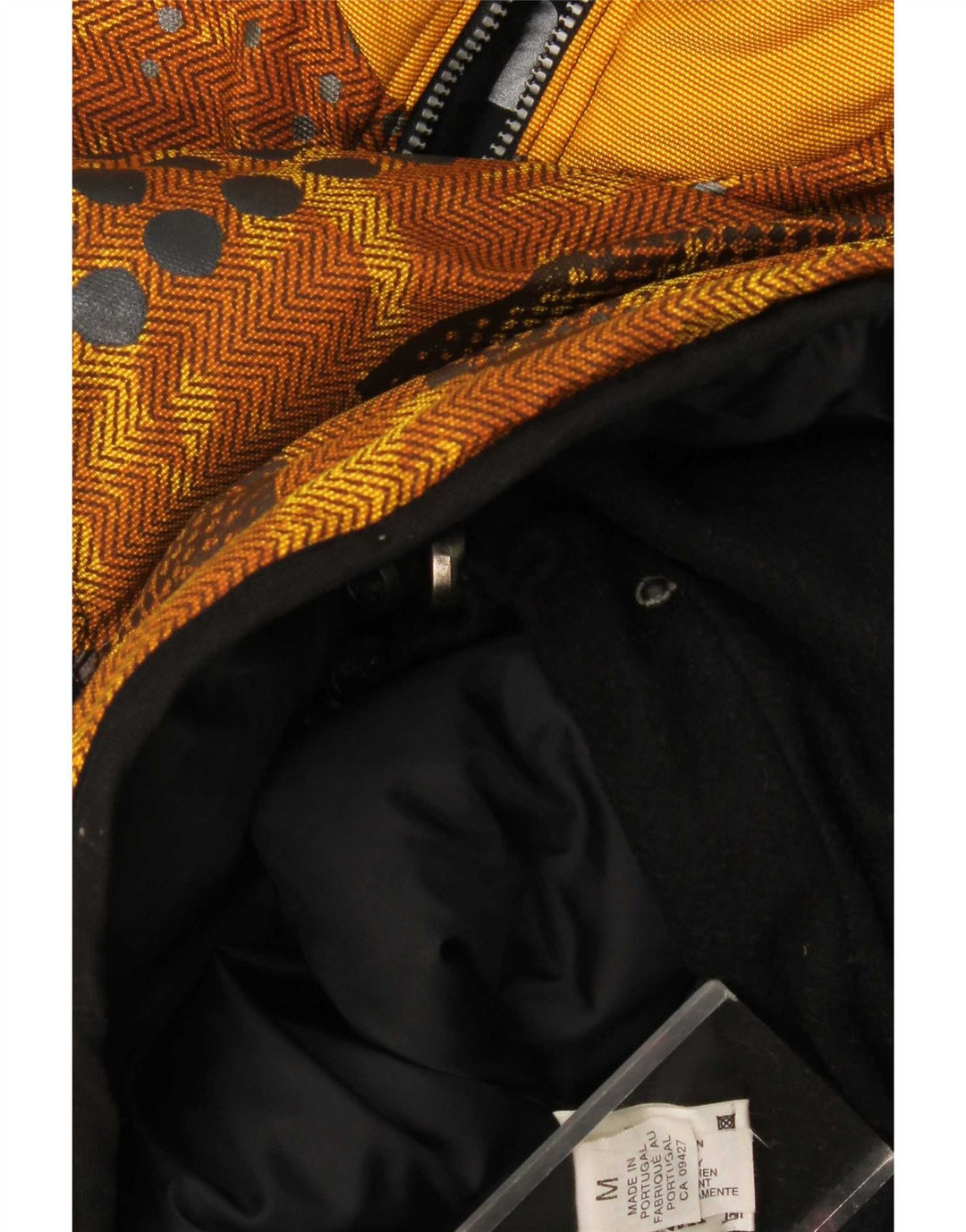 Tokka Tribe Chaqueta cortavientos para hombre UK 38 Medio Amarillo Geométrico
