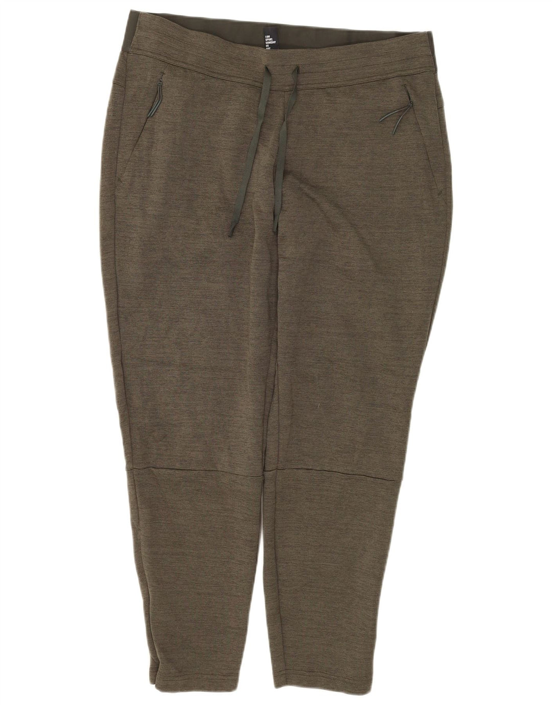 Pantalón de Chándal ADIDAS Mujer UK 20/22 XL Caqui Moteado