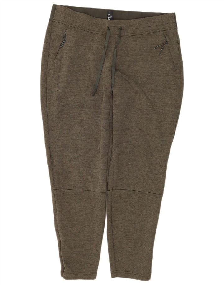 Pantalón de Chándal ADIDAS Mujer UK 20/22 XL Caqui Moteado