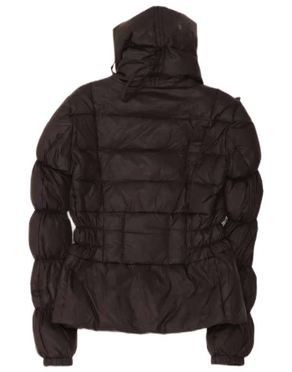 Guess Chaqueta Acolchada Mujer UK 44 Mediana Nylon Negro