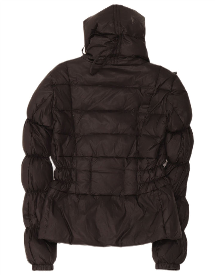 Guess Chaqueta Acolchada Mujer UK 44 Mediana Nylon Negro