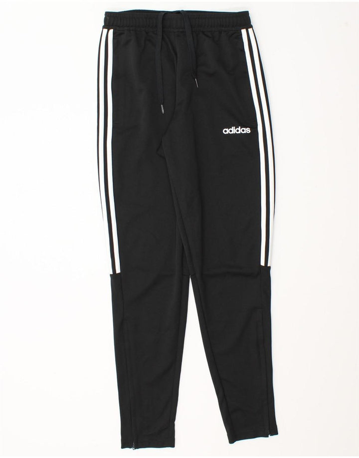 Adidas Mens Climalite Chándal Pantalones Pequeños Negro Poliéster