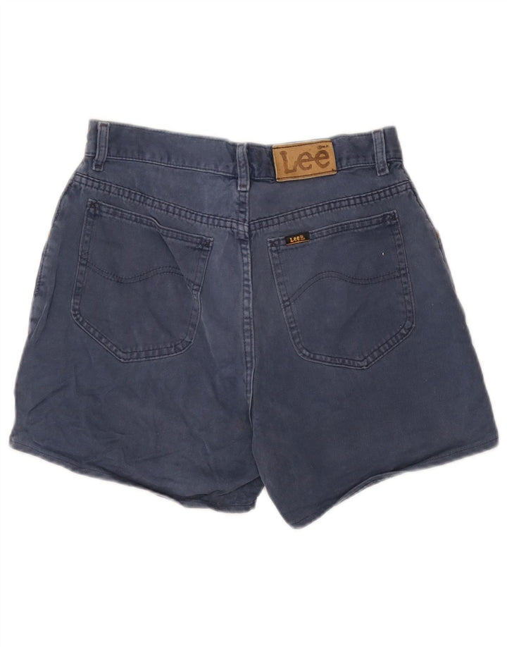 Pantalones cortos vaqueros Lee W32 para mujer, algodón azul grande