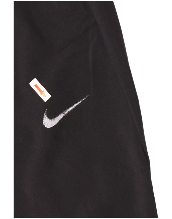 Nike Mujer Chándal Pantalones Joggers UK 10 Pequeño Negro Poliéster