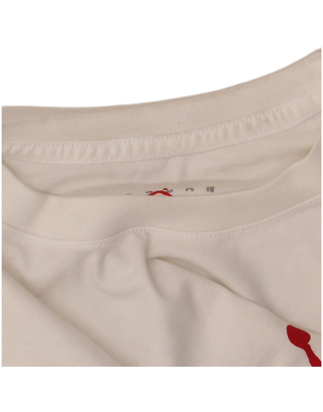 JORDAN Camiseta gráfica para hombre Top pequeño de algodón blanco