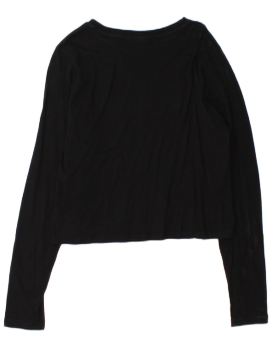 Fila Mujer Crop Graphic Top Manga Larga UK 44 Grande Negro