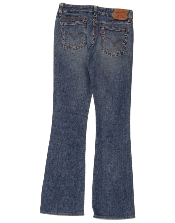 Levi's Jeans 518 Super Low Bootcut para mujer, talla 3, pequeña, W28 L32, algodón azul