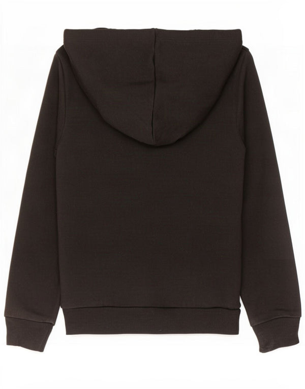 Puma Sudadera con capucha y cremallera gráfica para niñas 11-12 años Algodón negro