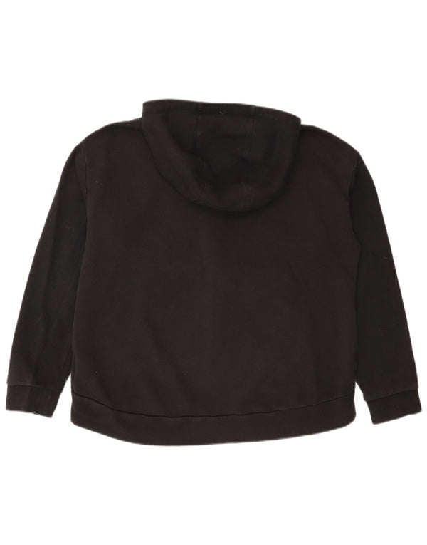 Nike Sudadera con capucha y cremallera para mujer UK 40 XL Algodón negro