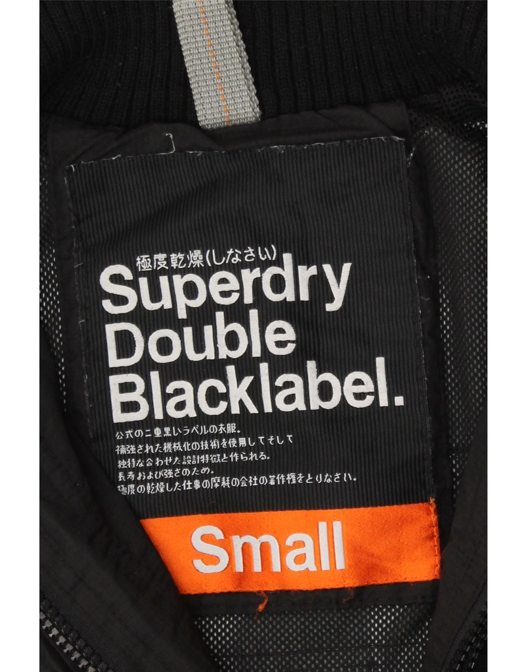 Superdry Chubasquero Mujer UK 40 Small Nylon Negro