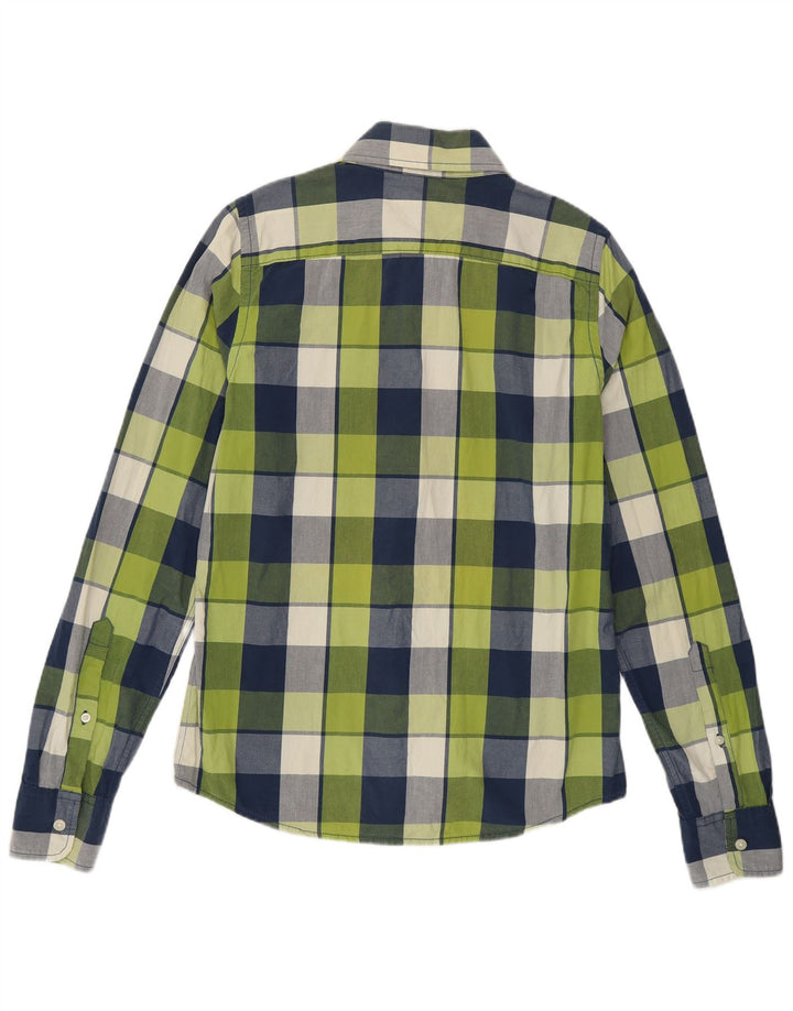 Camisa Hollister Hombre Small Multicolor Check Cotton