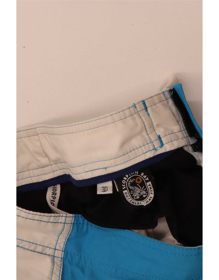 Bañador con estampado gráfico para hombre Scorpion Bay Poliéster color block azul medio