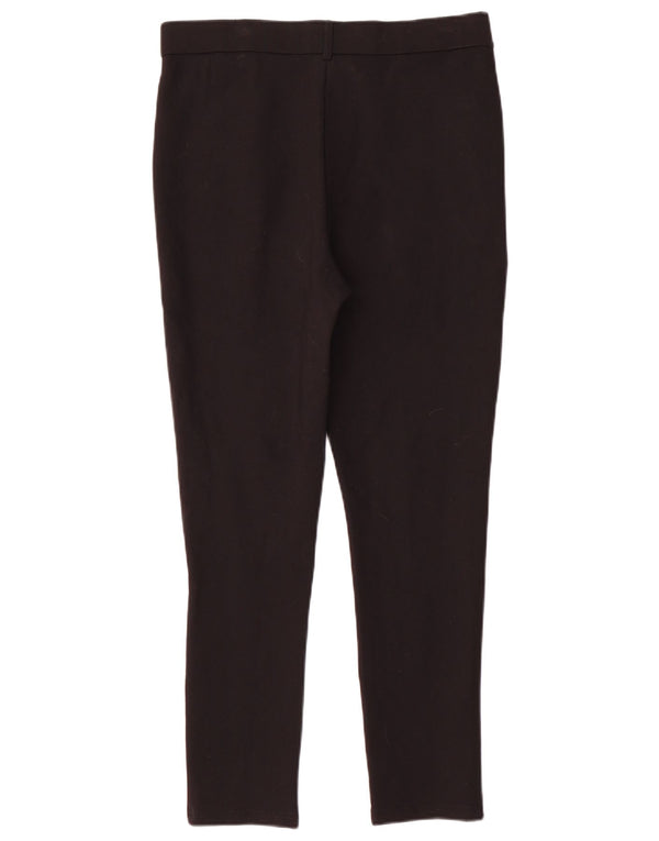 Zara Mujer Pantalón Casual Pitillo XL W36 L28 Viscosa Negro
