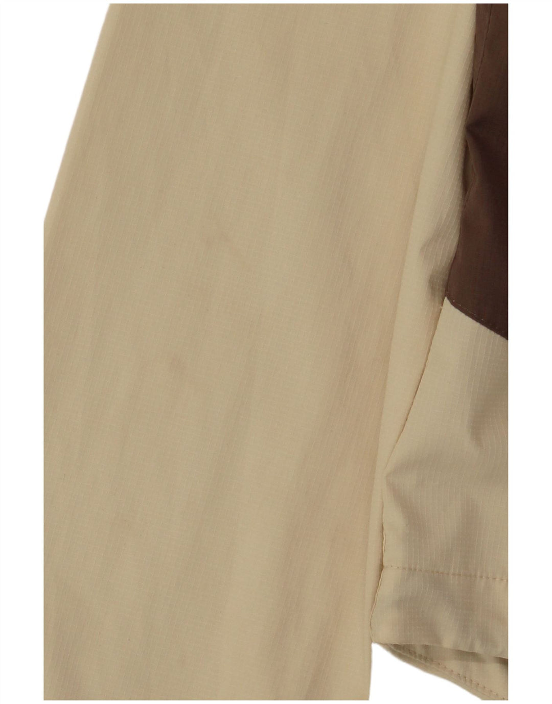 JACK WOLFSKIN Chaqueta impermeable extragrande para mujer UK 10 Small Beige Colorblock