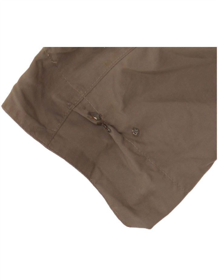 Adidas Chaqueta impermeable para hombre UK 40 Large Khaki Nylon