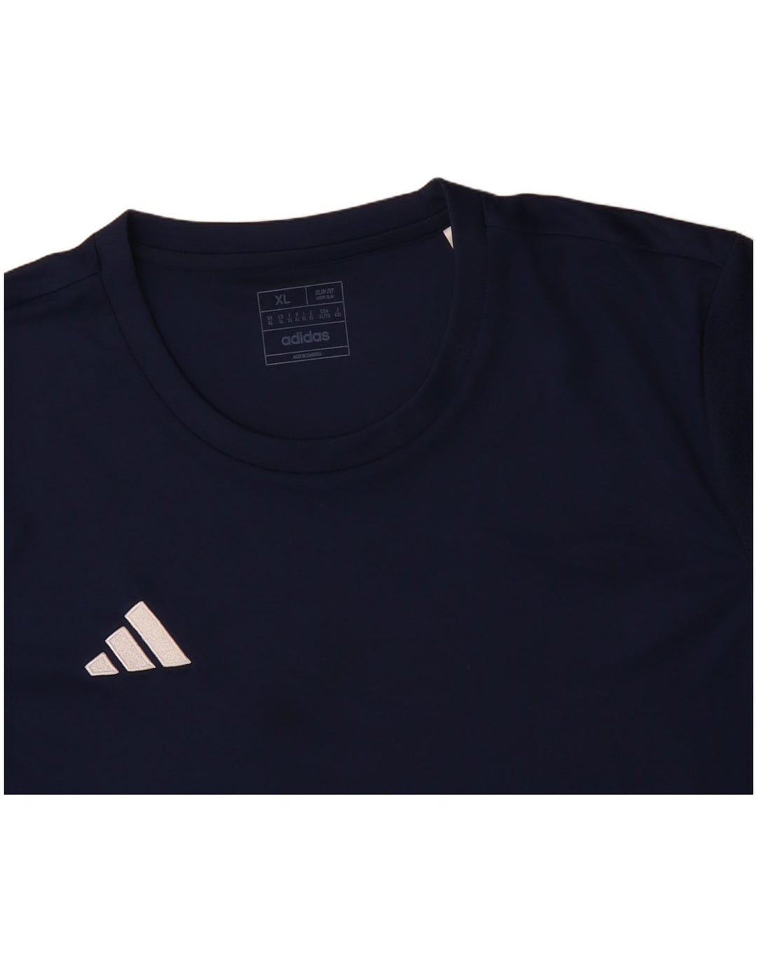 ADIDAS Hombre Aeroready Slim Fit Camiseta Top XL Azul Marino Poliéster